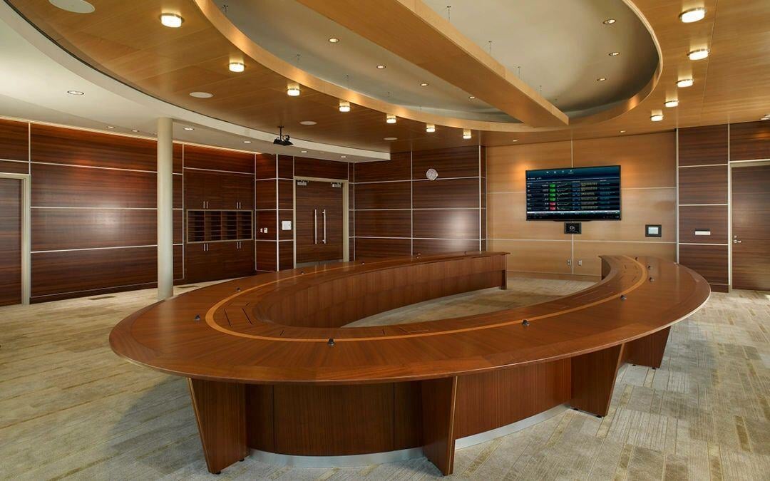 Beautiful custom built conference table